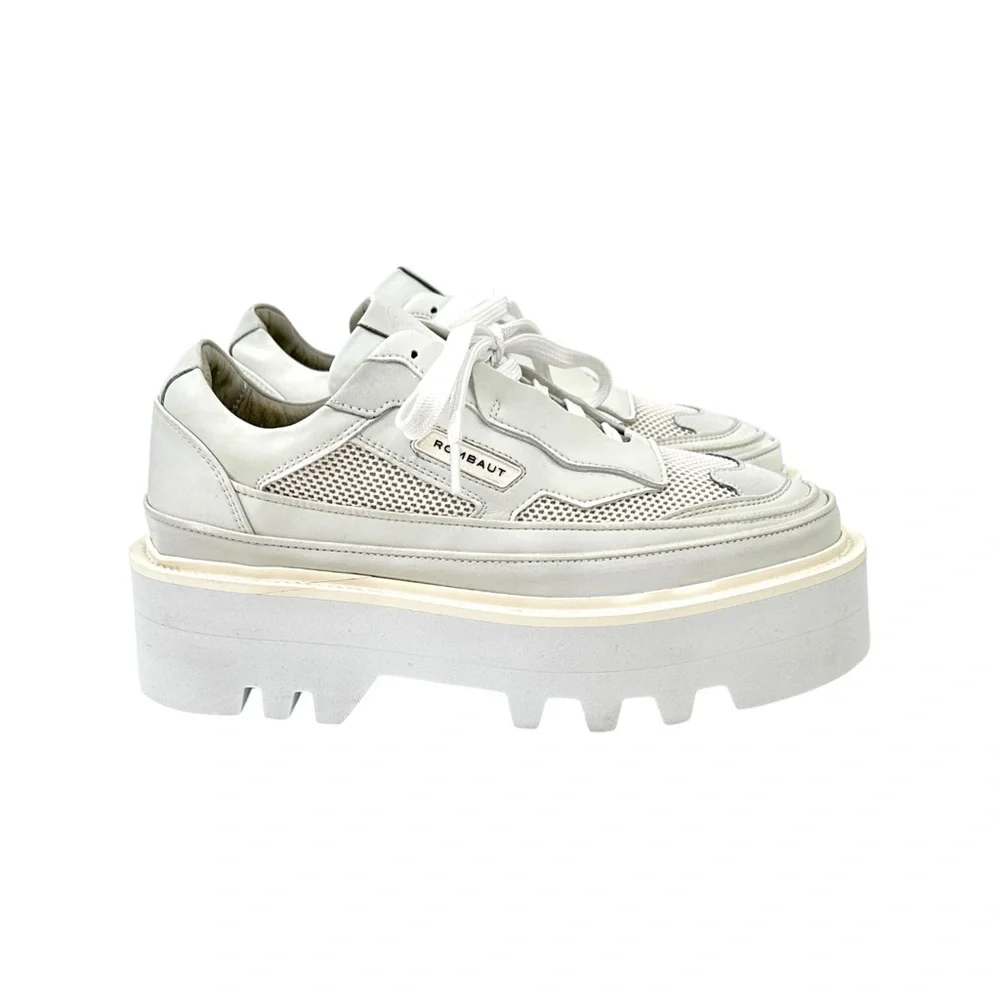 Rombaut Protect Hybrid White Chunky Platform Sneakers sz 41 - Picture 3 of 15